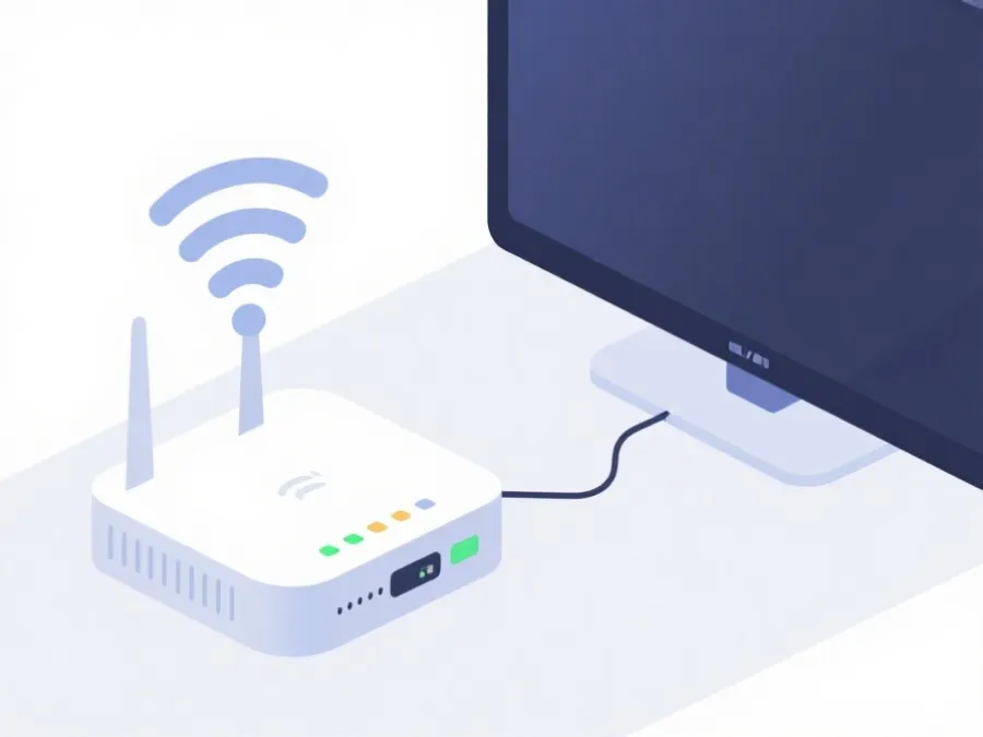 网络与设备连接示意图